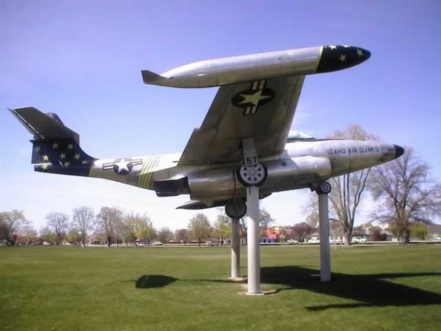 F-89D on display in Nampa, Idaho